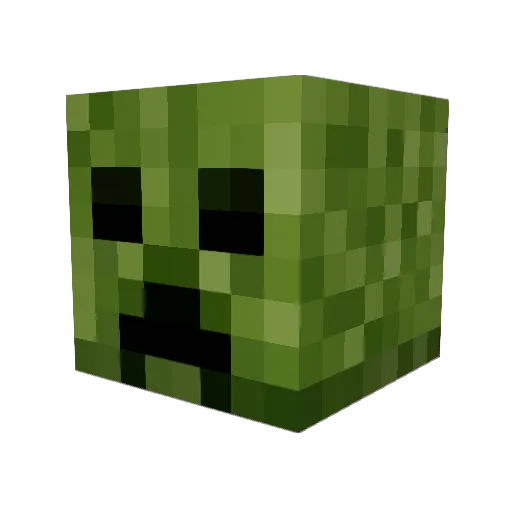 3Storm Minecraft avatar head, 3D render