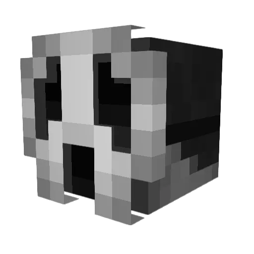 3TA Minecraft avatar head, 3D render