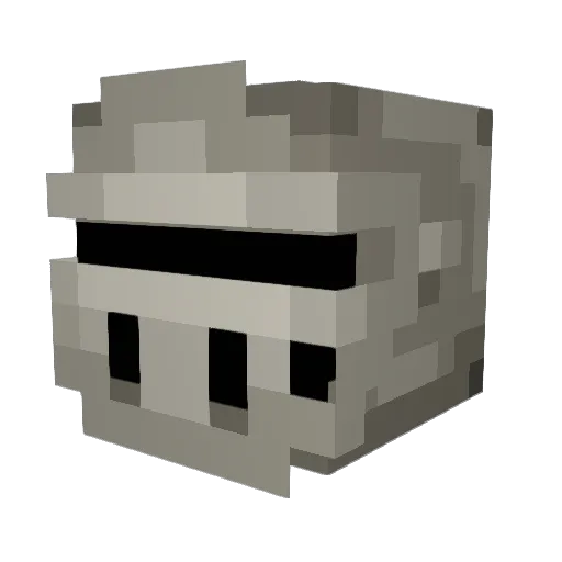 3XM4N05 Minecraft avatar head, 3D render