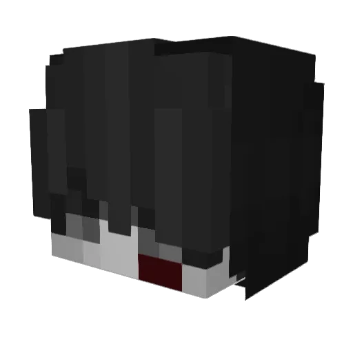 3_Eroxe_3 Minecraft avatar head, 3D render