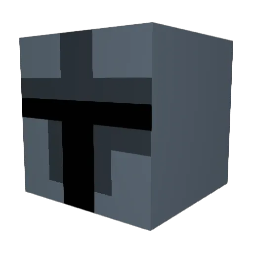 3_ric Minecraft avatar head, 3D render