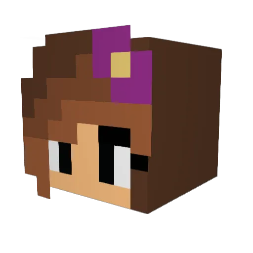 3_tori_3 Minecraft avatar head, 3D render