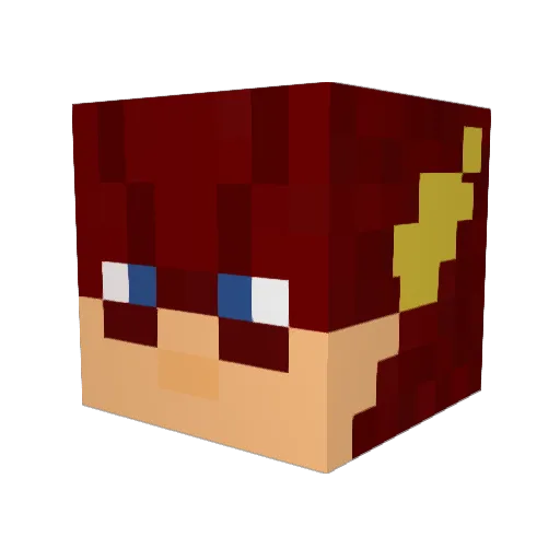3_xWingZx_3 Minecraft avatar head, 3D render