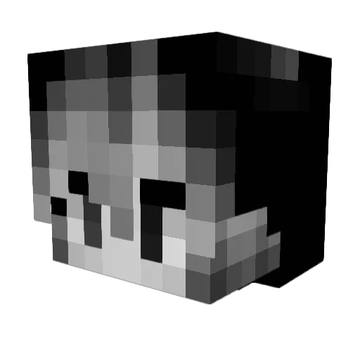 3aiz Minecraft avatar head, 3D render