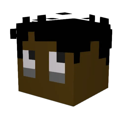 3amPizzaRolls_ Minecraft avatar head, 3D render