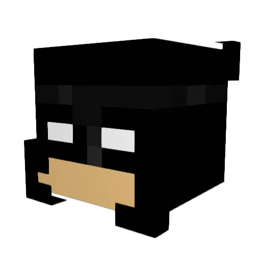 3amaldi Minecraft avatar head, 3D render