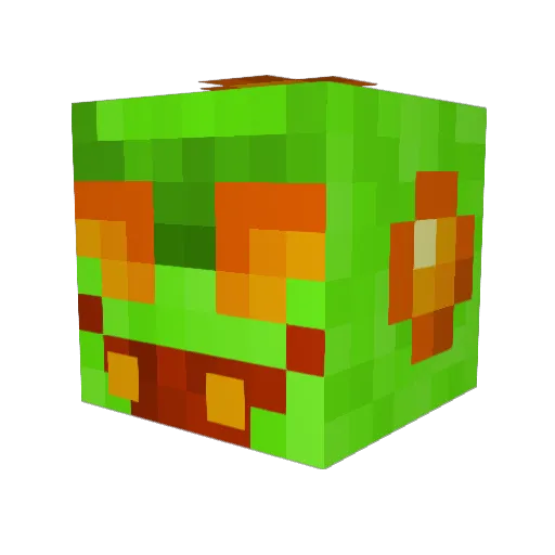 3aq_Huzz_hih Minecraft avatar head, 3D render