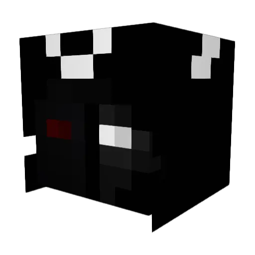 3azme Minecraft avatar head, 3D render