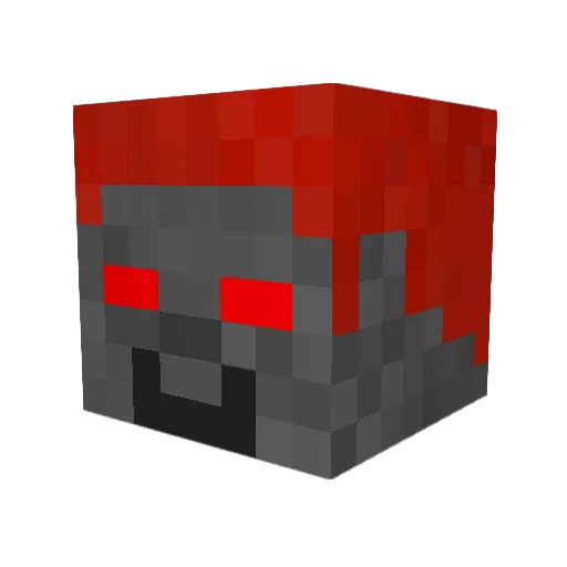3b2t Minecraft avatar head, 3D render
