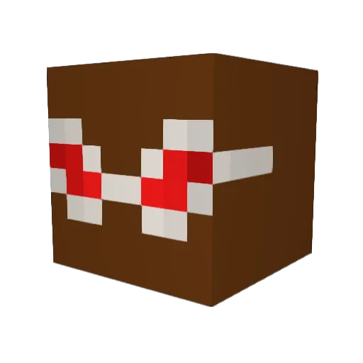 3bdh10 Minecraft avatar head, 3D render