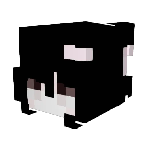 3bpm Minecraft avatar head, 3D render