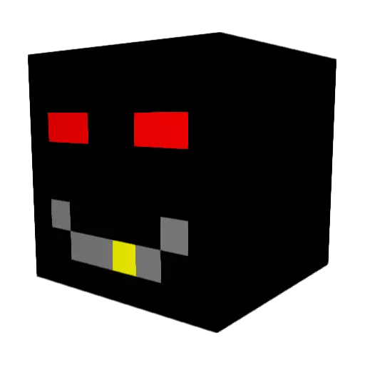 3bzy Minecraft avatar head, 3D render