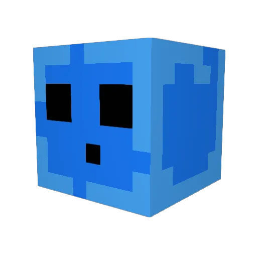 3ch000 Minecraft avatar head, 3D render
