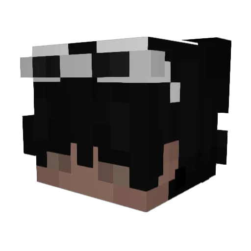 3cr_ Minecraft avatar head, 3D render