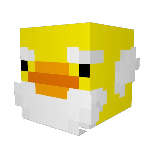 3cyro Minecraft avatar head, 3D render