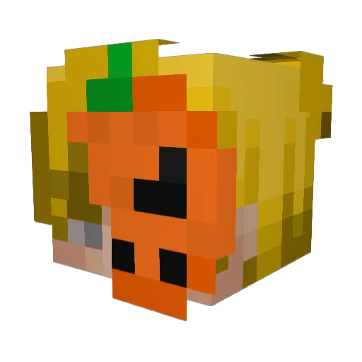 3d_broodje Minecraft avatar head, 3D render