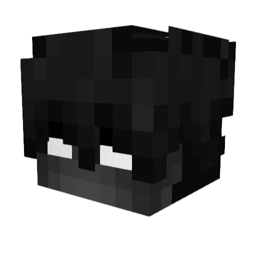 3dduuu Minecraft avatar head, 3D render