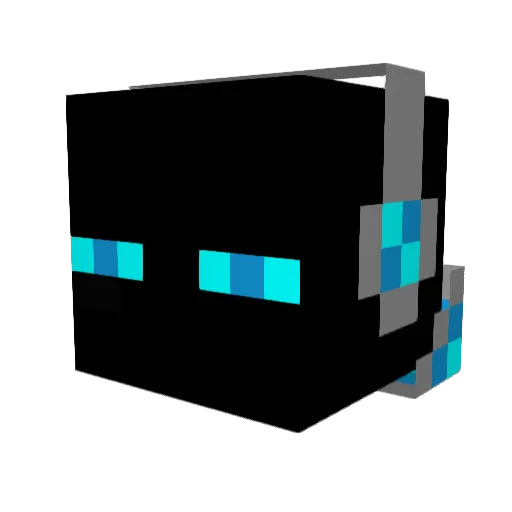 3dkinghd Minecraft avatar head, 3D render