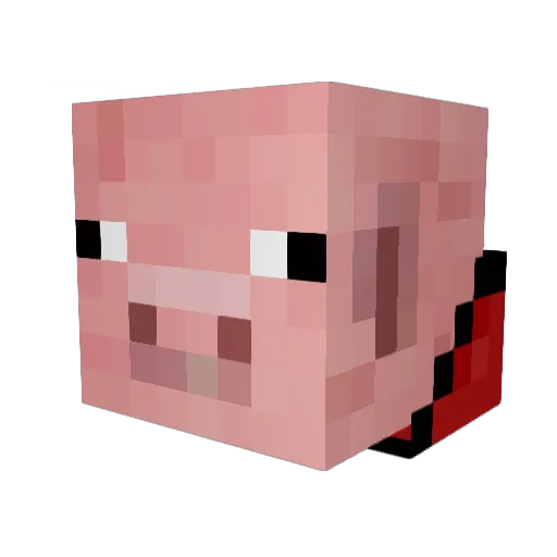 3dy_lol Minecraft avatar head, 3D render