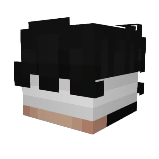 3et_ Minecraft avatar head, 3D render