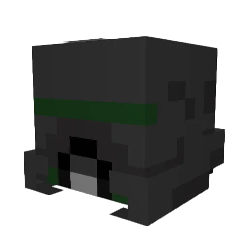 3ffectz_ Minecraft avatar head, 3D render