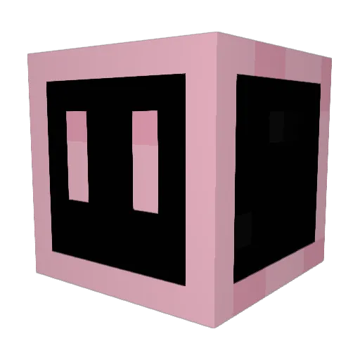 3fx Minecraft avatar head, 3D render