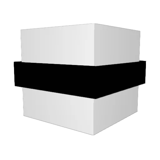 3gpa Minecraft avatar head, 3D render