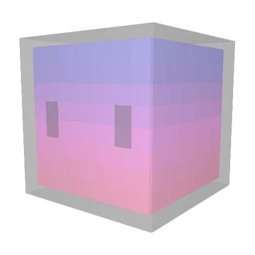 3hits_ Minecraft avatar head, 3D render