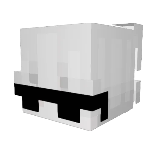 3hunter_ Minecraft avatar head, 3D render
