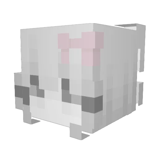 3huz Minecraft avatar head, 3D render
