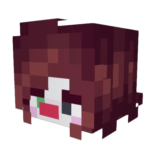 3jlyka55 Minecraft avatar head, 3D render