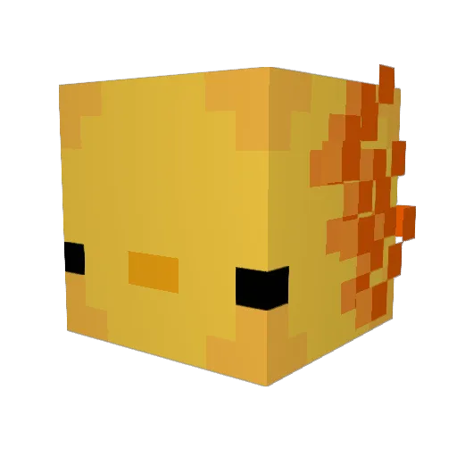 3ksubii Minecraft avatar head, 3D render