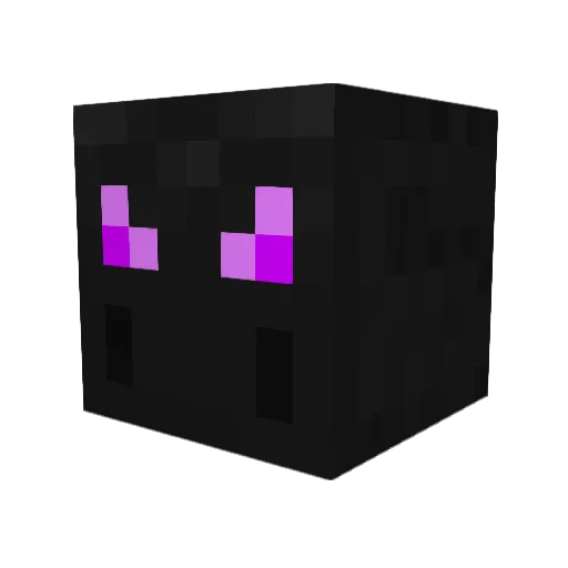 3ld Minecraft avatar head, 3D render