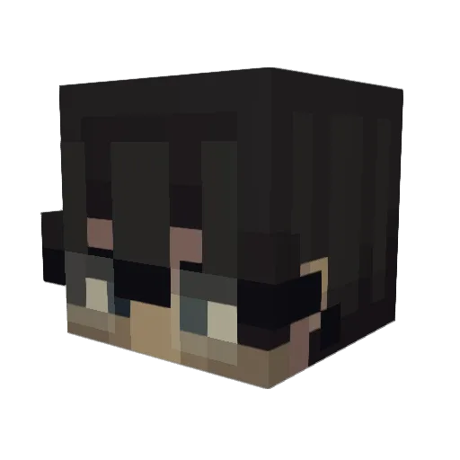 3leafcloverr Minecraft avatar head, 3D render