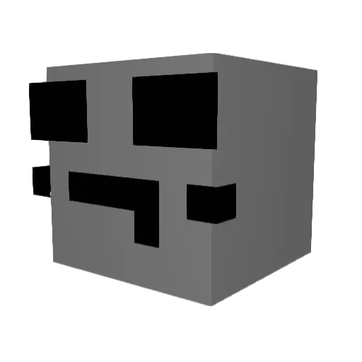 3lemon7 Minecraft avatar head, 3D render