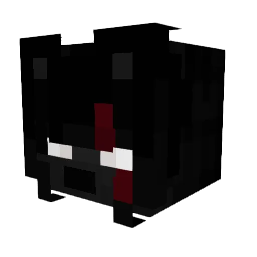 3livx3 Minecraft avatar head, 3D render