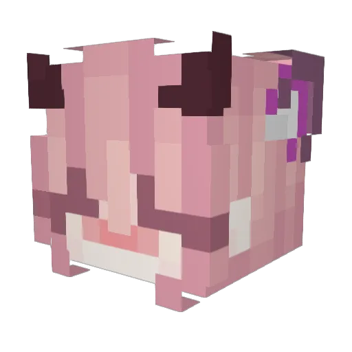 3lsls3 Minecraft avatar head, 3D render