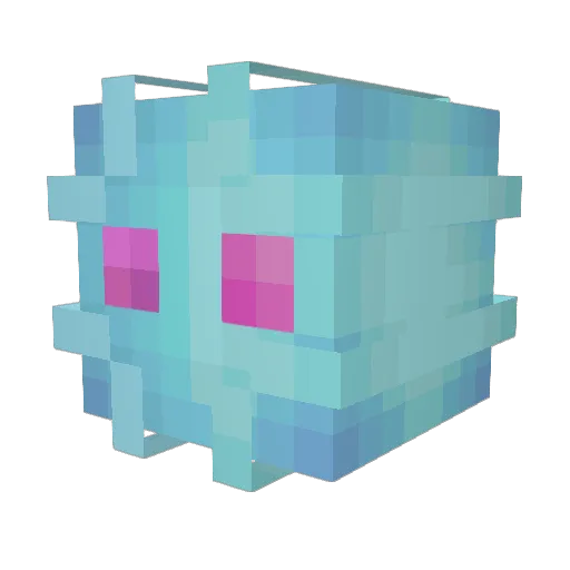 3luJay Minecraft avatar head, 3D render