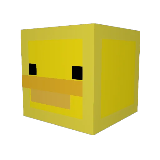 3m6ty Minecraft avatar head, 3D render