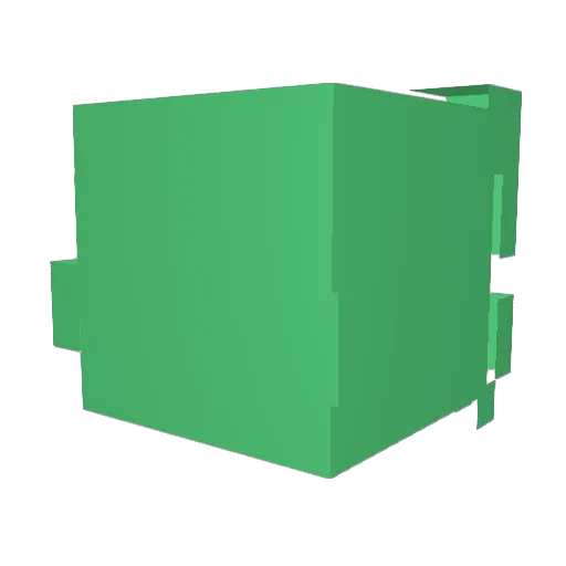 Minecraft-Avatar von 3m95: Kopf als 3D-Render