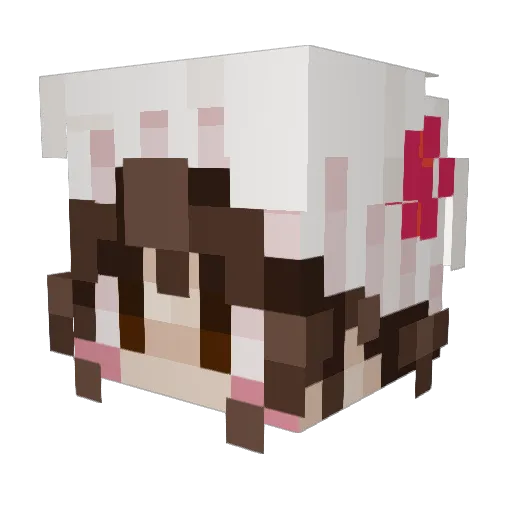 3marcy Minecraft avatar head, 3D render