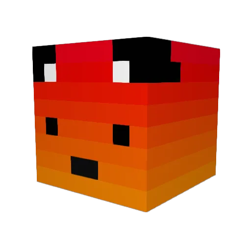 3miupro Minecraft avatar head, 3D render