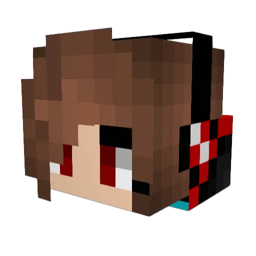 3mma_666 Minecraft avatar head, 3D render