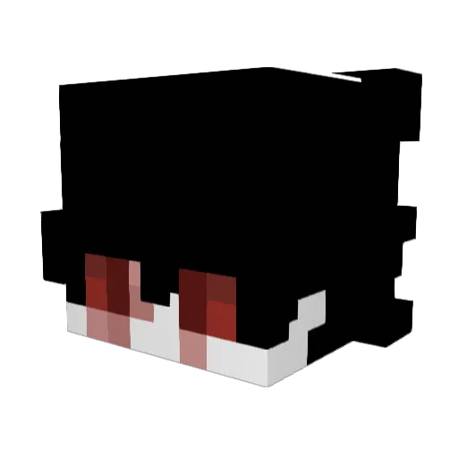 3mmrr Minecraft avatar head, 3D render