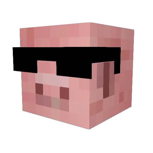 3moreribs Minecraft avatar head, 3D render