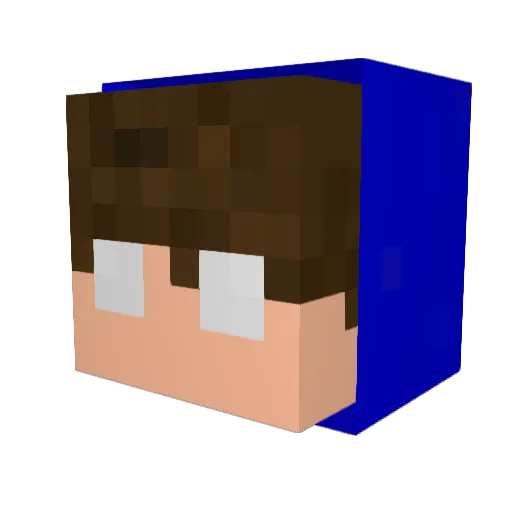 3n3J0Ta10 Minecraft avatar head, 3D render