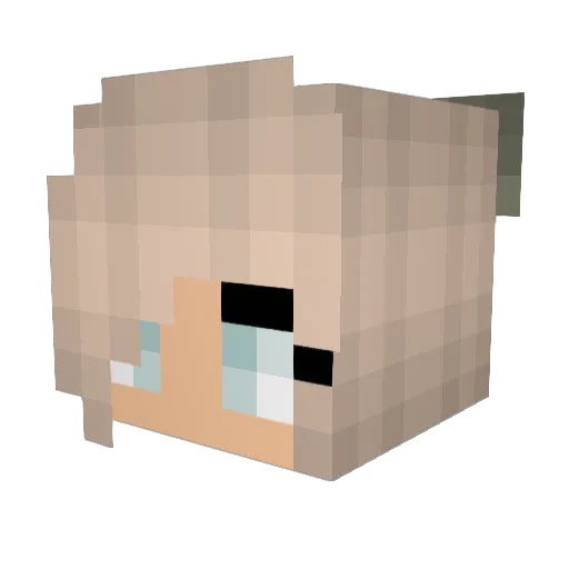 3nder_w4rrior Minecraft avatar head, 3D render