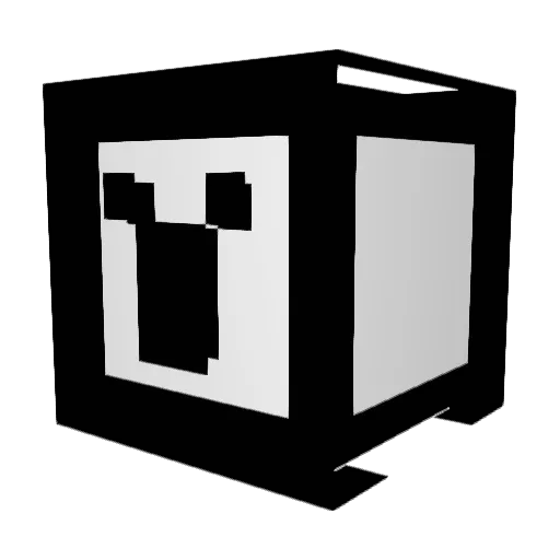 3nepro_17 Minecraft avatar head, 3D render
