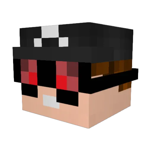 3ngelMitDerAk Minecraft avatar head, 3D render