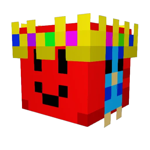 3ngerek Minecraft avatar head, 3D render